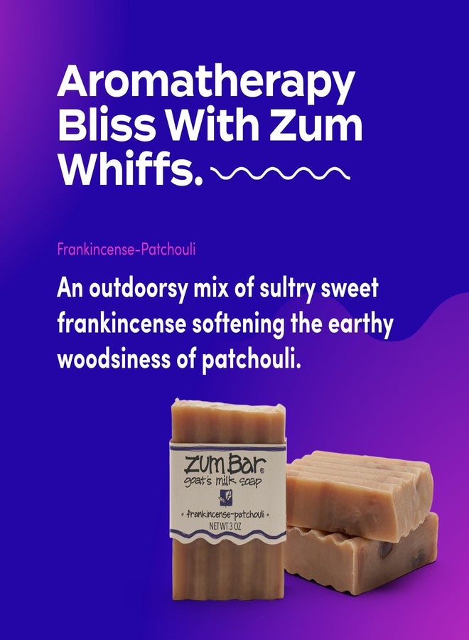 Zum Indigo Wild Goat's Milk Soap Bar - Bar Soap for Hands & Body Made with Essential Oils - 3 oz - Frankincense Blends (3 Pack) - Image 3